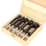 Sinoprotools Holzdübelschneider Set 5 Stück Zapfenschneider 3/8 bis 1 Zoll – Bild 5
