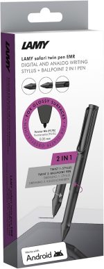LAMY safari twin pen EMR all black 2 in 1 Stylus und Kugelschreiber