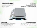 HDWR wagPRO-S40 Ladenwaage digital bis 40 kg 2 g Plattform 32 x 23 cm – Bild 5