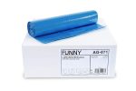 Funny LDPE Regenerat Müllsäcke blau gerollt 120 l Typ 60 250 Stück