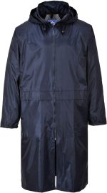 Portwest S438 Classic Regenumhang lang wasserdicht mit Kapuze PVC