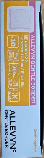 Allevyn Gentle Border Wundverband Schaumverband für empfindliche Haut – Bild 4