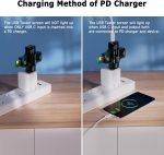 USB Tester USB C Strommessgerät Digitales Messgerät für Spannung Strom Leistung – Bild 5