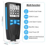 MESTEK Schichtdickenmessgerät Lacktester 0 bis 1500 um mit LCD Display – Bild 2