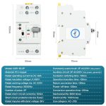 VEVOR Automatischer Transferschalter ATS 2P 63A 220V DIN Schiene – Bild 7