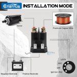 Starterrelais 12V für Trombetta 862124121112 Rasenmäher Golfwagen 532192507 – Bild 7