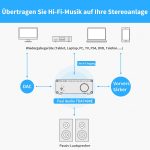 Fosi Audio TDA7498E HiFi Verstärker 320 Watt Mini Vollverstärker 2 Kanal – Bild 5