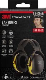 3M Peltor X2 Kapselgehörschutz 31 dB SNR schwarz gelb – Bild 4