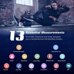 Körperfettwaage Digital mit App Bluetooth 180 kg für BMI Wasser Muskelmasse – Bild 4