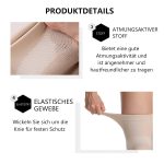 Elastische Kniebandage 1 Paar Kniestütze atmungsaktiv leicht Unisex L – Bild 6