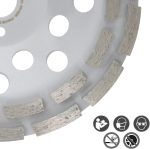 PRODIAMANT Diamant-Schleiftopf 180 mm Beton universal 22,23 mm doppelreihig – Bild 5