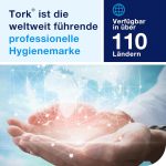 Tork Elevation Papierkorb 5 L Weiß mit selbstschließendem Deckel – Bild 5
