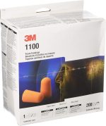 3M 1100 Schaumstoff Ohrstöpsel Orange 200 Paar SNR 37 dB