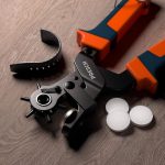 Presch Lochzange für Leder mit Stanzunterlagen 6 Größen Hebelübersetzung – Bild 6