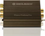 Oehlbach Phono PreAmp Pro Vorverstärker für Plattenspieler MM MC braun