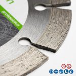 2x Diamanttrennscheibe 125 mm für Beton Granit Stein Ziegel rendech – Bild 8