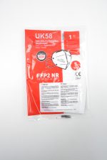 UK58 Premium FFP2 Maske Weiß 20 Stück besonders atmungsaktiv – Bild 6
