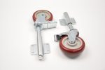 Uyoyous 2 Stück Torrollen 12,7 cm federbelastet Lenkrolle mit Bremse – Bild 2