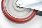 Uyoyous 2 Stück Torrollen 12,7 cm federbelastet Lenkrolle mit Bremse – Bild 3