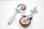 Uyoyous 2 Stück Torrollen 12,7 cm federbelastet Lenkrolle mit Bremse – Bild 4