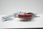 Uyoyous 2 Stück Torrollen 12,7 cm federbelastet Lenkrolle mit Bremse – Bild 5