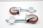 Uyoyous 2 Stück Torrollen 12,7 cm federbelastet Lenkrolle mit Bremse – Bild 7