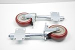 Uyoyous 2 Stück Torrollen 12,7 cm federbelastet Lenkrolle mit Bremse – Bild 8