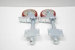 Uyoyous 2 Stück Torrollen 12,7 cm federbelastet Lenkrolle mit Bremse – Bild 10