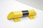 Rammschutzbalken RSBA-400 400 mm Ø 76 mm Gütestahl Gelb Schwarz – Bild 7