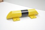 Rammschutzbalken RSBA-400 400 mm Ø 76 mm Gütestahl Gelb Schwarz – Bild 8
