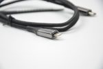 USB C Ladekabel für iPhone 1 m Schwarz 30 W mit LED Anzeige Schnellladen