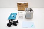DK SONIC Ultraschallreiniger 900 ml Edelstahl 35 W mit Timer und Korb – Bild 2