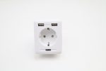 Luminea Elesion WLAN-Steckdose mit 2 USB App Alexa Google Siri – Bild 4