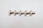 SMARTECH BNC T-Adapter 1 Stecker auf 2 Buchsen Koaxial 5er Pack