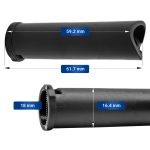 Aussenrohr DeLonghi 5313221171 für Milchaufschäumer in Kaffeevollautomat