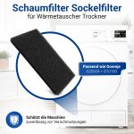 Schaumfilter wie Gorenje 628504 810183 für Wärmepumpentrockner