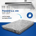 Set 2x Aktivkohlefilter wie Miele 9231860 DKF19 Filter für Dunstabzugshaube