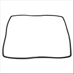 Türdichtung wie Küppersbusch 83130601 Dichtungsband für Backofen Herd