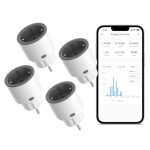 SONOFF S60TPF 16A WLAN Steckdose mit Strommessung Smart Stecker 4er