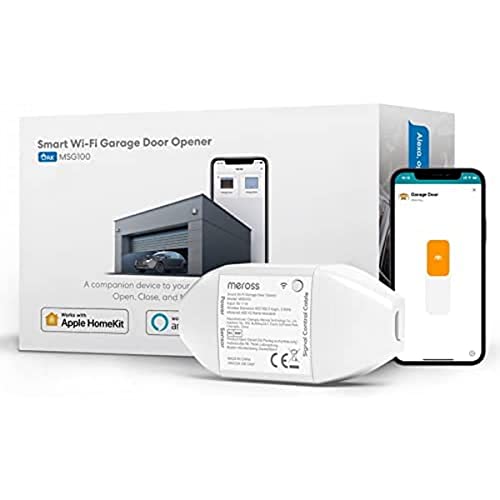 31I4wqwS4xL.jpg meross Smart WLAN Garagentoröffner HomeKit Alexa Google SmartThings MSG100 – Bild 1