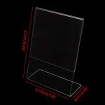 Display4top Acryl Tischaufsteller schräg A5 glasklar 10 Stück – Bild 2
