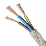 Amarcords Textilkabel für Lampen weiß geflochten 30 m mit Erdung 3x0,75 – Bild 6