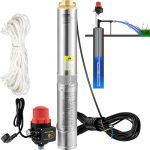VEVOR 3,5 Zoll Tiefbrunnenpumpe 750W 105 L min Tauchpumpe 62 m IP68