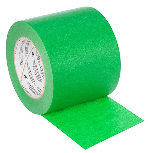 41FfUMADcqL.jpg 3M UV-beständiges Abdeckband 2814 Grün 100 mm x 50 m 0,12 mm – Bild 1
