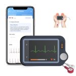 CheckMe Plus EKG Gerät für Zuhause mit KI Analyse und Echtzeitanzeige