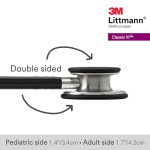 3M Littmann Classic III Stethoskop 5620 schwarz 69 cm – Bild 3