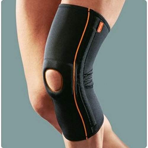 41b79UeNEWL.jpg RO+TEN Genufit04 elastische Kniebandage mit Patellastabilisator Größe L – Bild 1