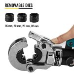 VEVOR Presszange TH16 TH20 TH25 TH32 mm hydraulisch 6 t drehbarer Kopf – Bild 4