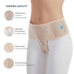 HEERTEEAJ Beckenstützgürtel Uterus Stützgürtel bei Blasenschwäche Gelb – Bild 4