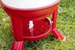 Kerbl Geflügeltränke 30 Liter Höhe 70 cm Kunststoff rot weiß 70233 – Bild 2